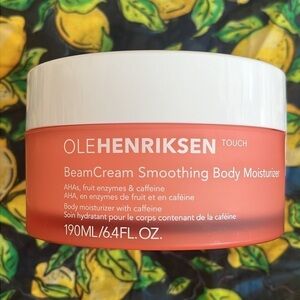 Brand New Ole Henriksen BEAMCREAM SMOOTHING BODY MOISTURIZER w/ Caffeine AHAs